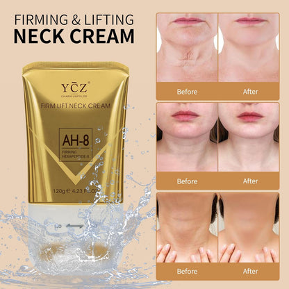 Ycz AH-8 Firming Neck Cream for Crepey Skin Body Care Comfort, Contains Hexapeptide, Moisturizing, Tightening Lotions Cosmetic Skin Care Skin Repair(Pack of 2)